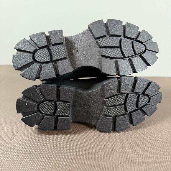 Jeffrey Campbell Cloudy Rain Boot Platform Chelsea Rain Chunky Lug Sole Size 10 - Picture 9 of 10